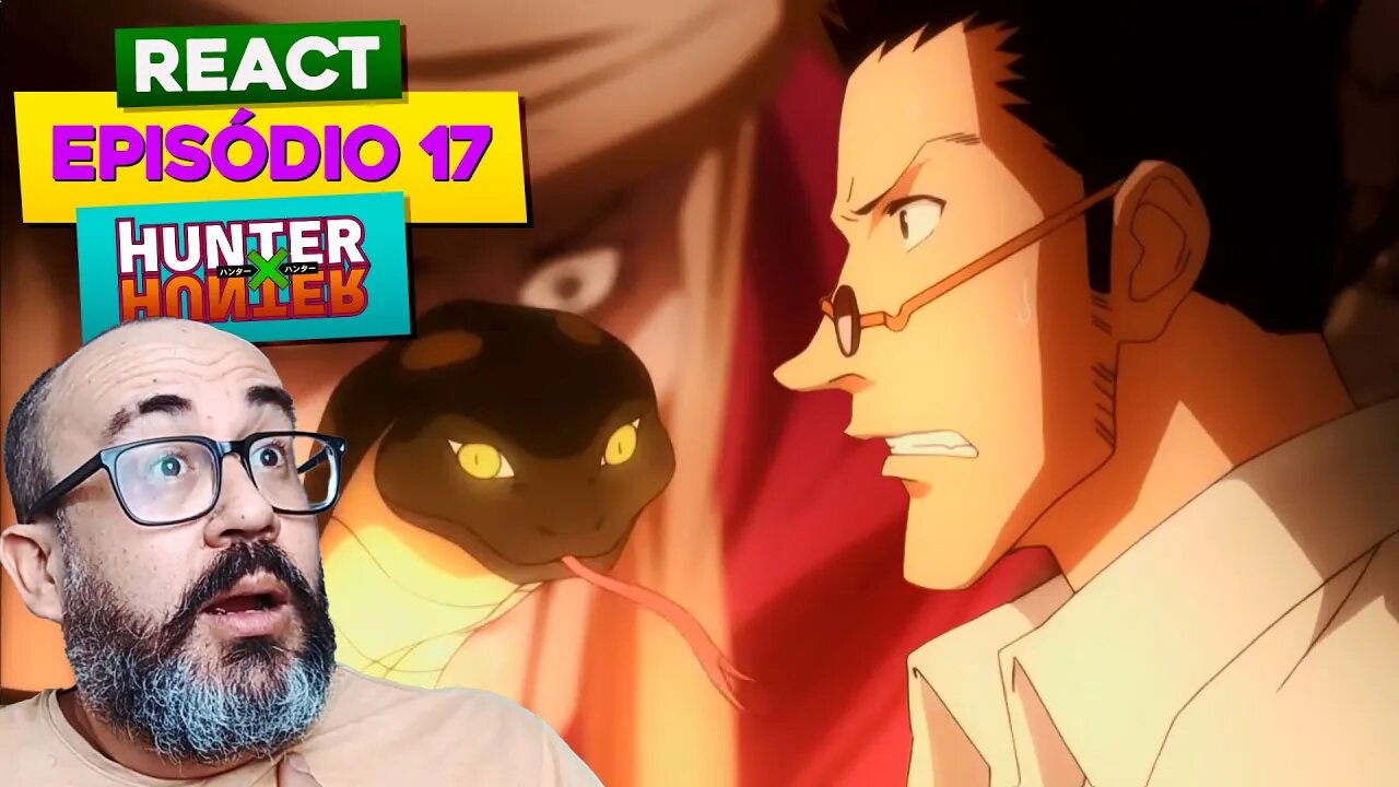 A ARMADILHA DE COBRAS | React HUNTER X HUNTER episódio 17 temporada 1