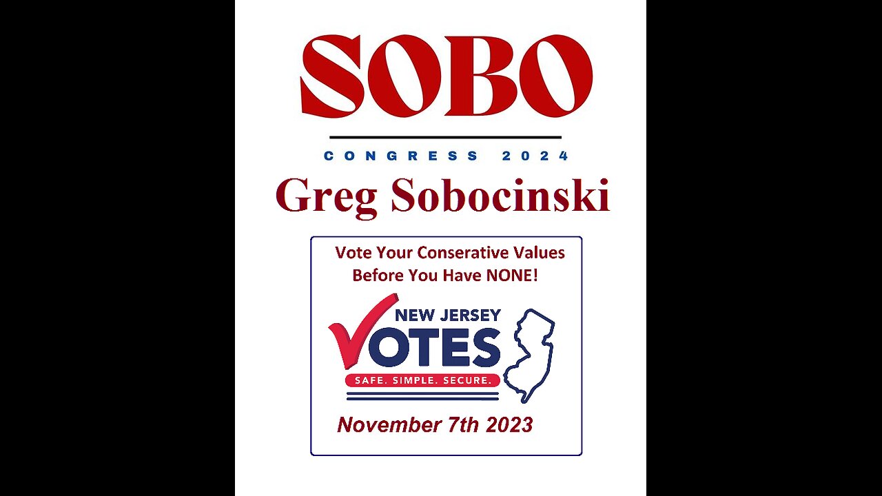 Greg Sobocinski for US Congress NJ CD-3