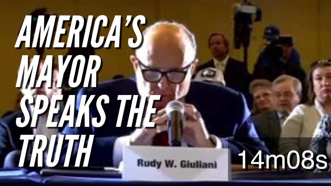 Giuliani Exposes ALL the Democrat Fraud