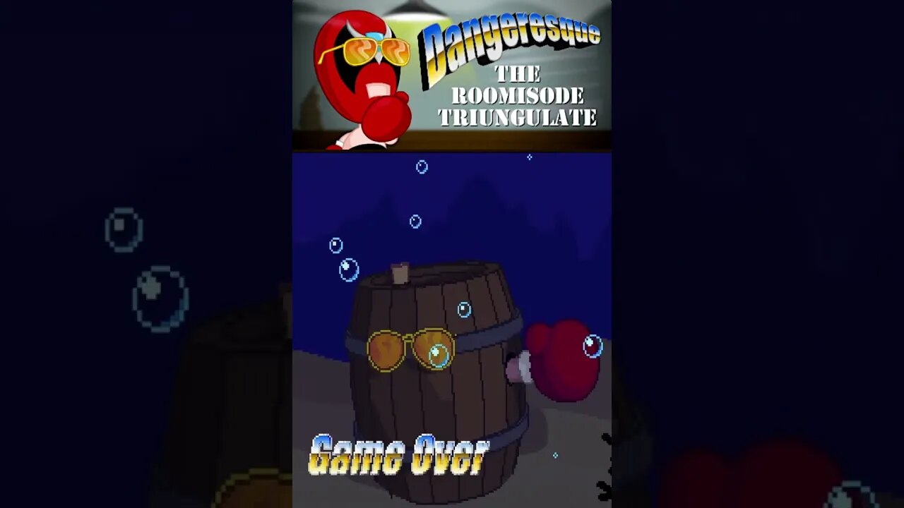 Both the Bad & Good Endings for Roomisode 3 | Dangeresque: Roomisode Triungulate #shorts