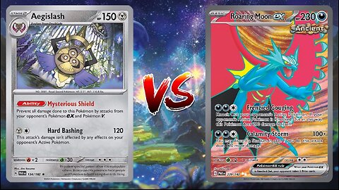 Pokemon TCG Live Aegislash Anti Meta VS Roaring Moon EX Charizard EX!!