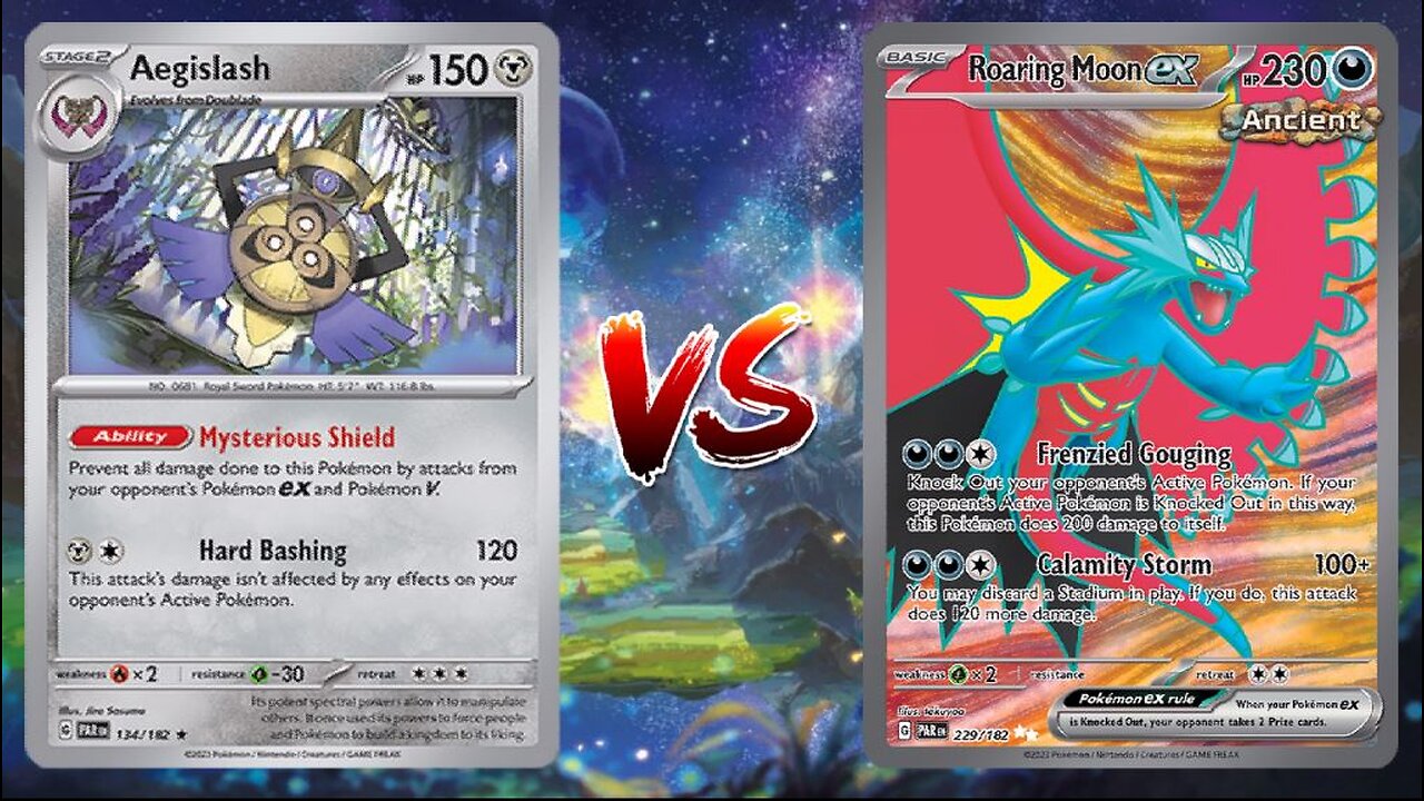 Pokemon TCG Live Aegislash Anti Meta VS Roaring Moon EX Charizard EX!!