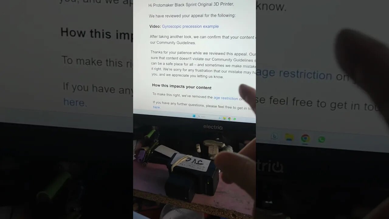 THAT BANNED SHORT BACK, REALLY it was A I without intelligence