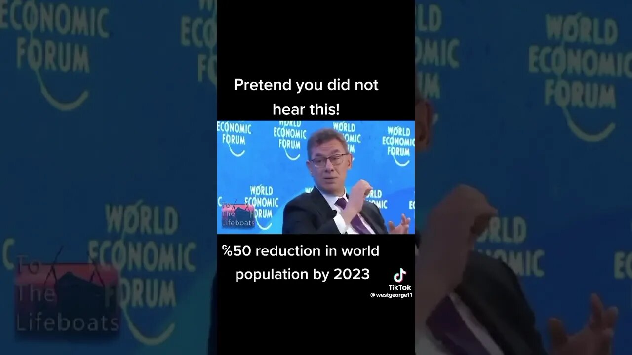 Goal 50% Reduction! #populationcontrol #human #population #depopulation