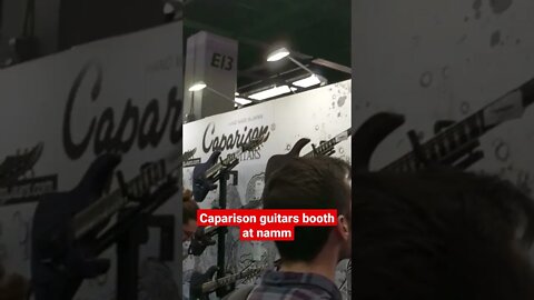 #caparisonguitars booth at #namm #guitar #guitarist