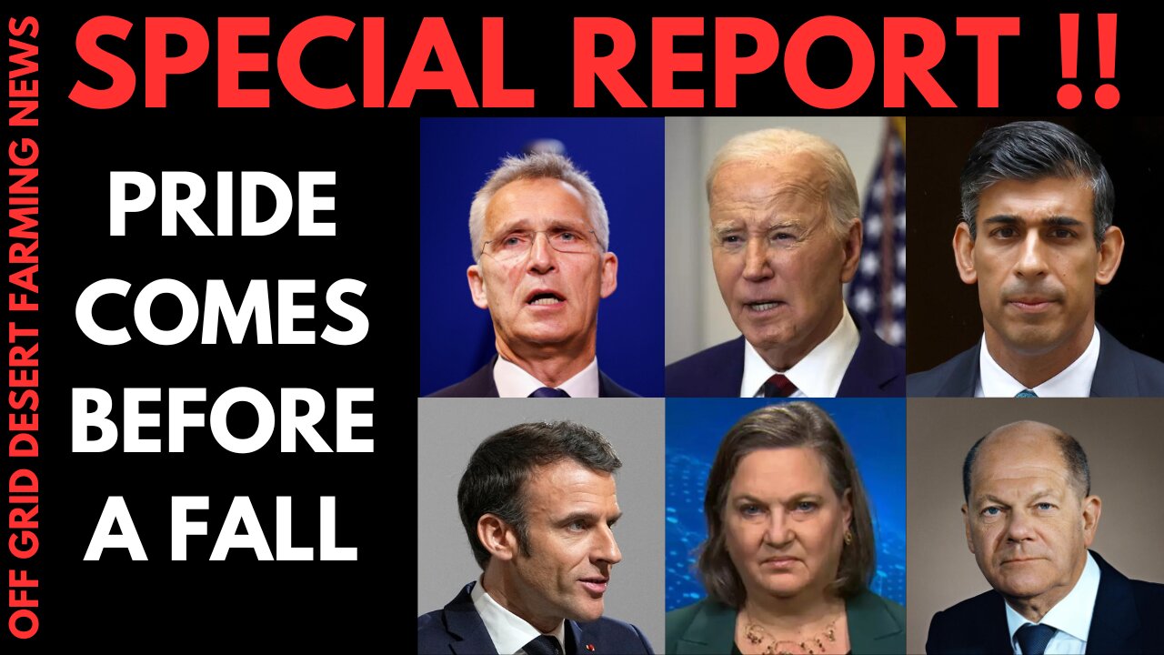 BREAKING NEWS SPECIAL REPORT: PRIDE COMES BEFORE A FALL.. WHY OUR LEADERS WILL LEAD US INTO WAR