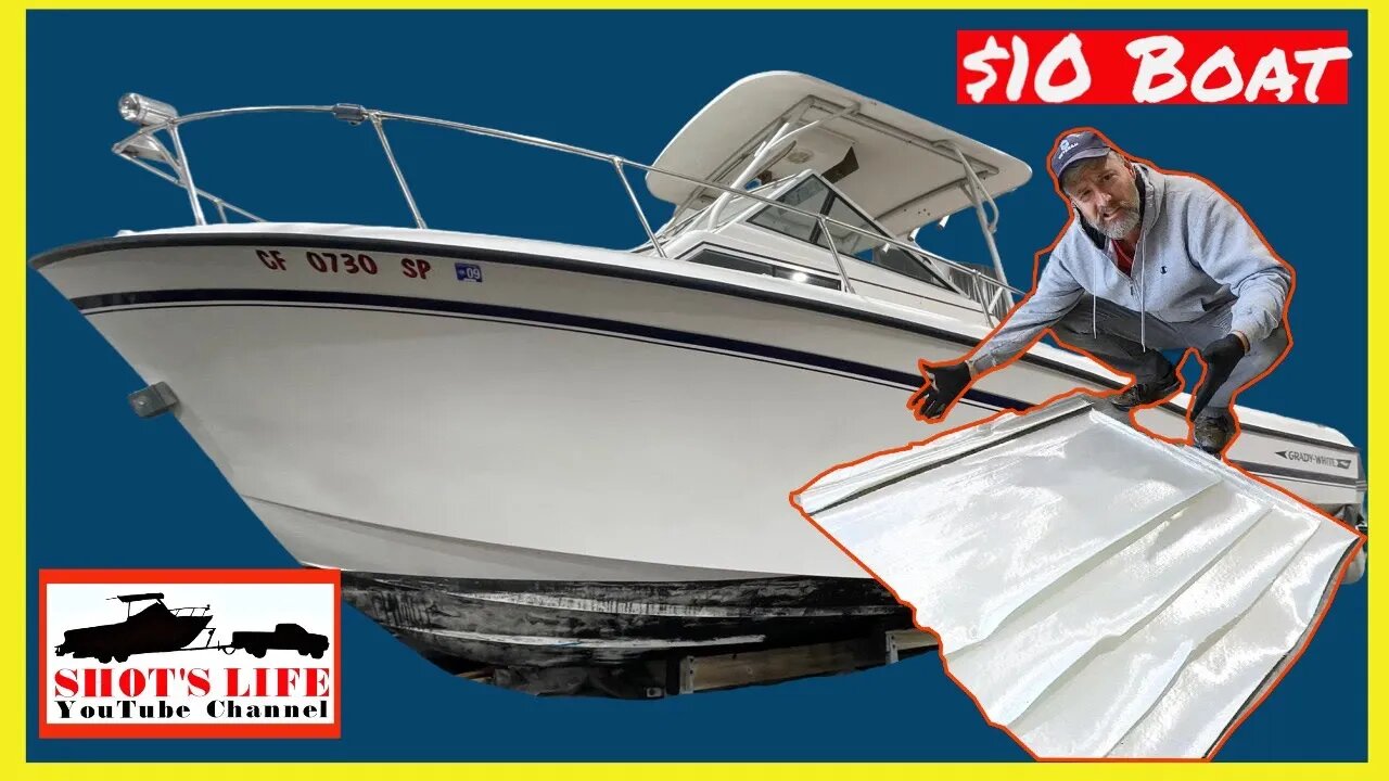 $10 Boat | EPS52 | Oh NO!! Ran out of Fiberglass!