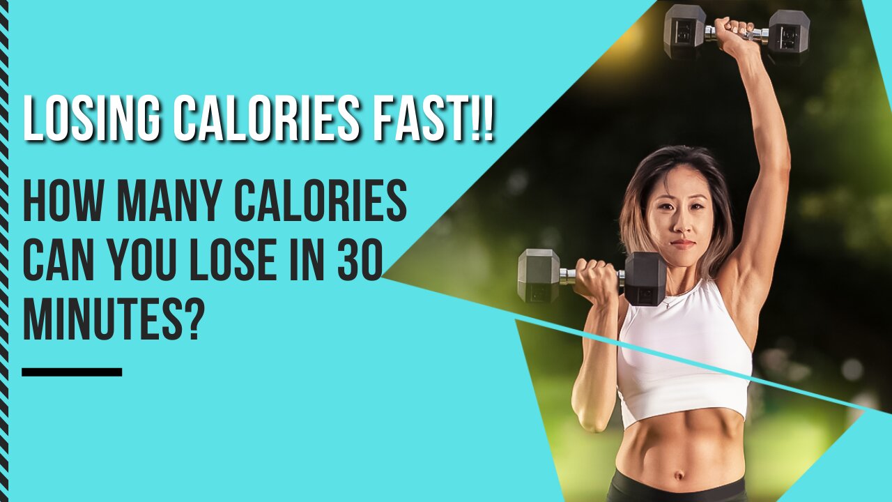 Losing calories fast!! 🔥 How many calories can you lose in 30 minutes?