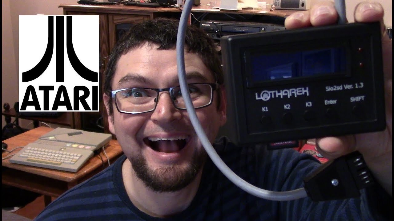 Sio2sd for ATARI XE/XL/400/800 with 16 GB SD CARD with DEMOS/FREE SOFTWARE UNBOXING AND REVIEW