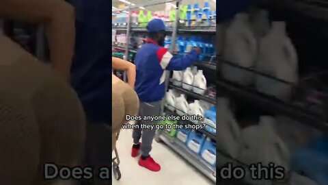 2 gallon of water she got. lol