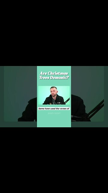 Are Christmas trees DEMONIC? 🎄😱😈