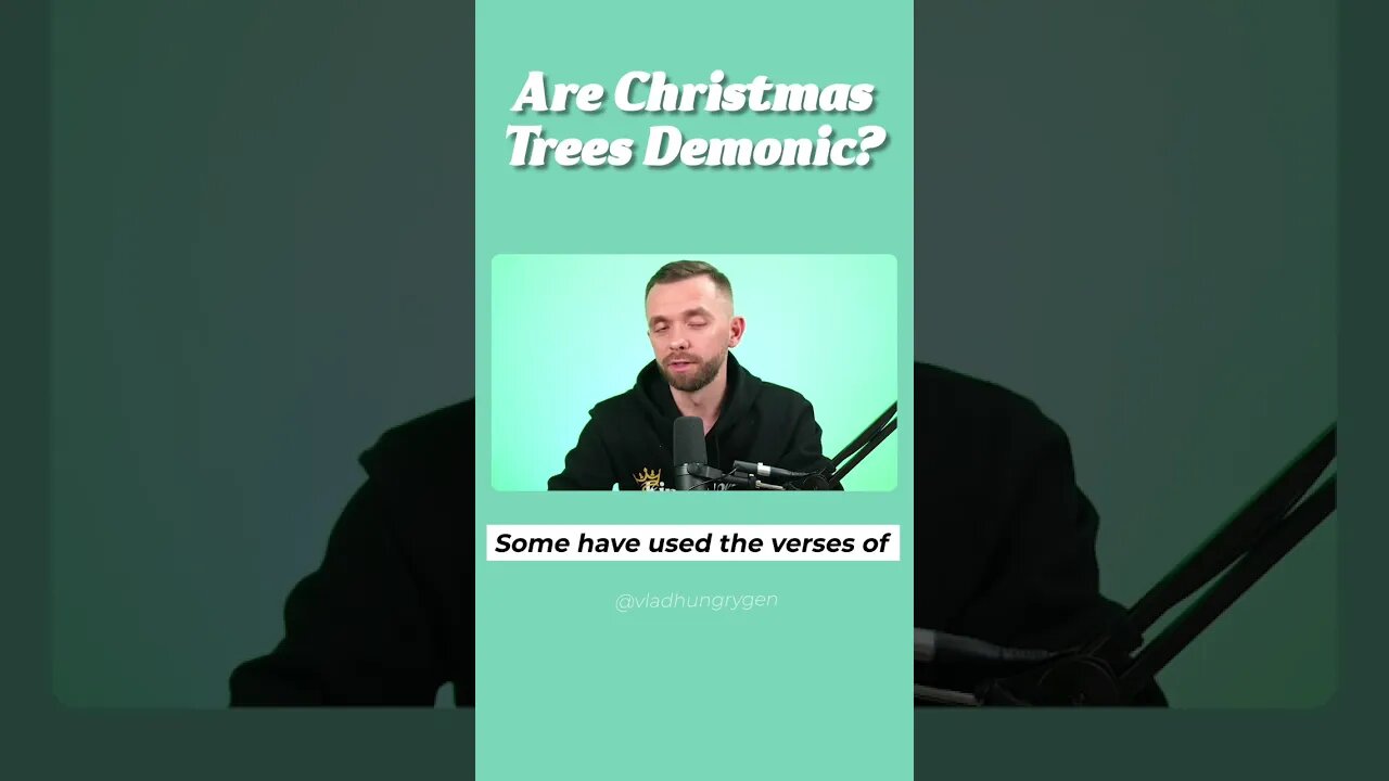 Are Christmas trees DEMONIC? 🎄😱😈