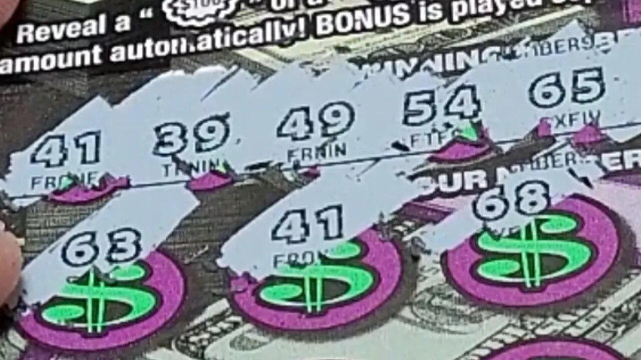 $20 Scratch Off Ticket WINNER Max A Million!