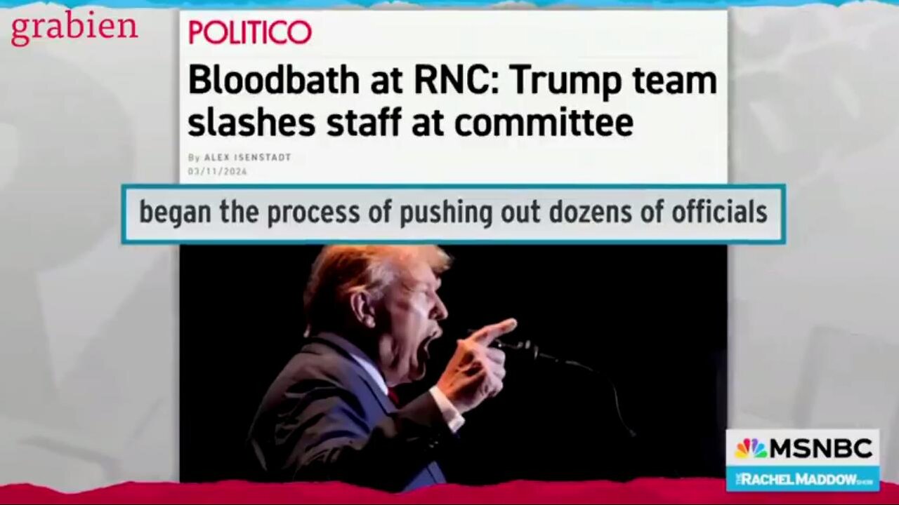 Supercut: President Trump's Critics Would Never Use The Same Term, ‘BLOODBATH’ 3.18.24