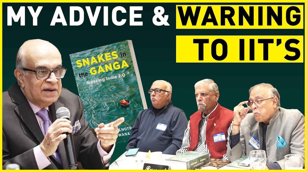 Largest Pan IIT organization meets Rajiv Malhotra on CRT | Battle for IIT''s