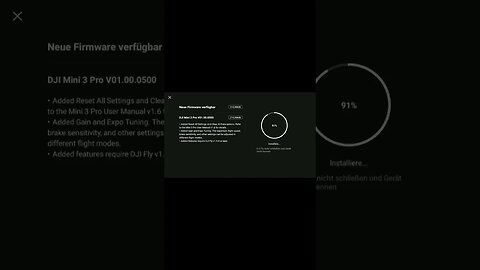 dji mini 3 pro | firmware update v01.00.0500 #update #video #dji #drone