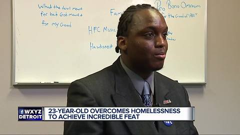 Detroit man who was homeless accepted at Harvard, chooses to stay in Michigan