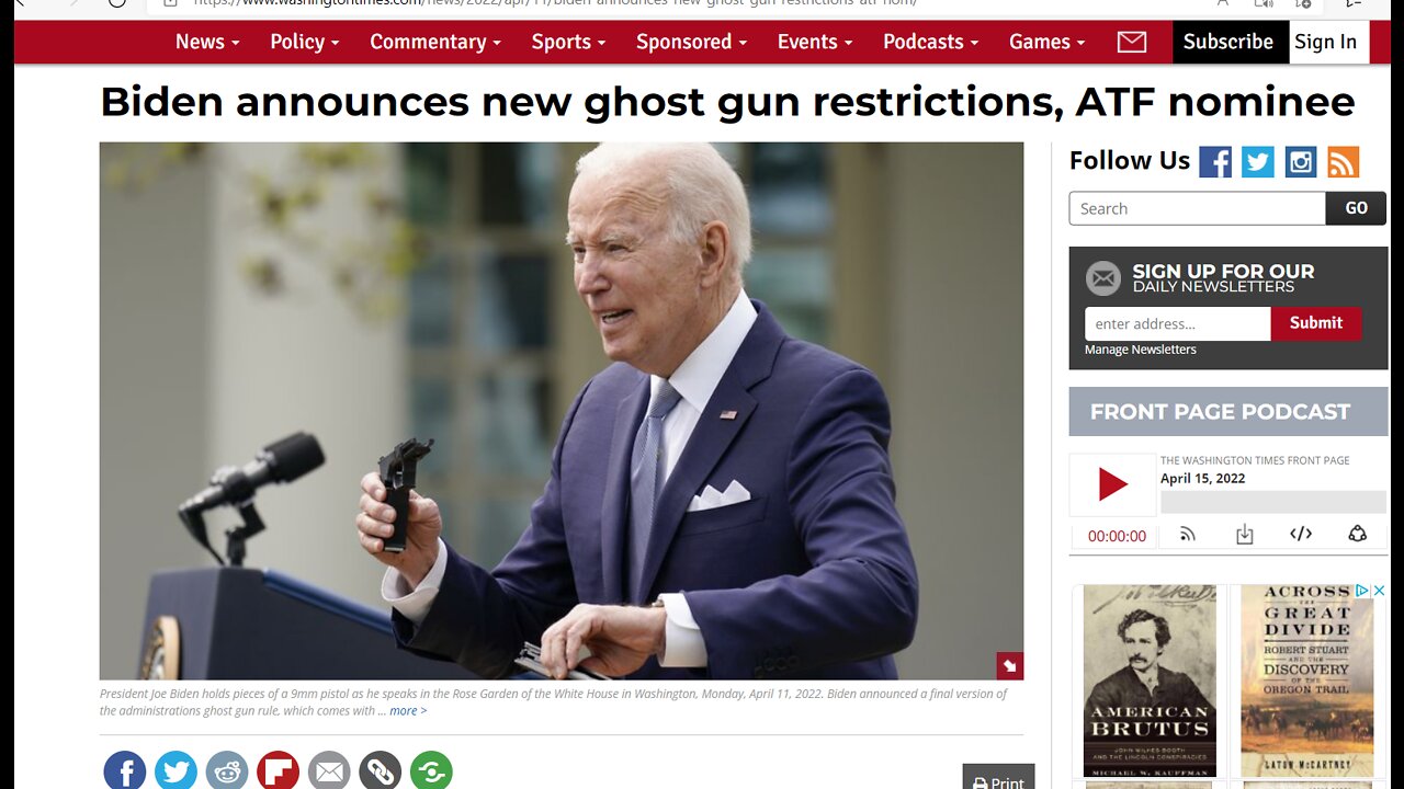 Liberty Conspiracy - Biden's 'Ghost Gun' Edict Teaches Big Lessons Re Lies, History 4-15-22