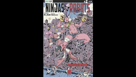 Ninjas & Robots -- Issue 2 (2020, Keenspot) Review
