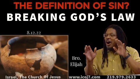 THE DEFINITION OF SIN? BREAKING GOD’S LAW