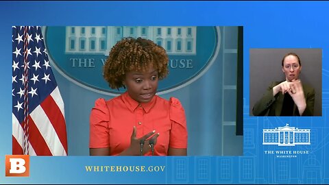 WH Press Secretary Karine Jean-Pierre speaking with reporters...