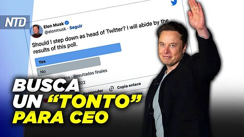 Musk dejará su puesto de CEO en Twitter | NTD Día [21 dic]