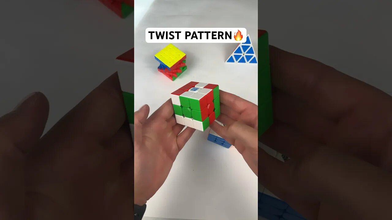 Cool Rubik’s Pattern!🔥 #rubikscube #art #funny #shorts