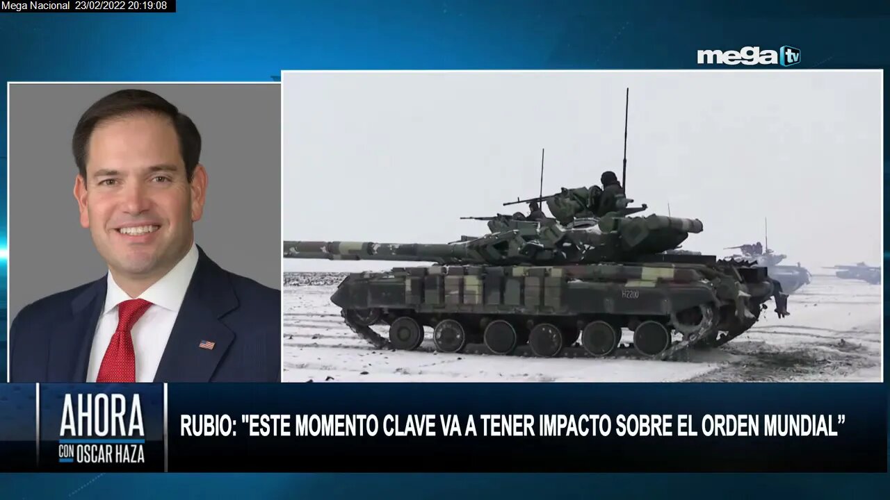 Rubio habla con Óscar Haza sobre la crisis en Ucrania Parte 1