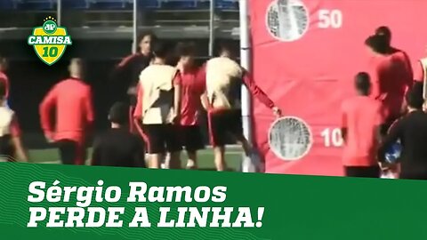 Sergio Ramos PERDE A LINHA e tem atitude IDIOTA em treino!