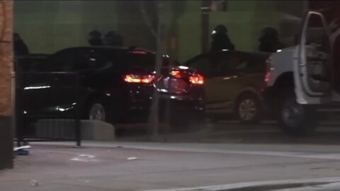 Driver plows into Denver police vehicle injuring officers, civilian