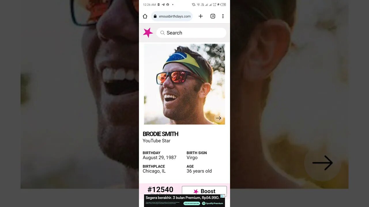 HAPPY 36 BIRTHDAY BRODIE SMITH YouTube Star