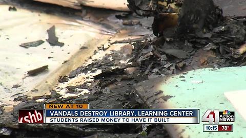 andals destroy library, learning center again