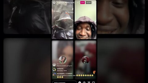 Murda B Gets Violated By Max Milly On Instagram Live With Lil Tjay Mans Bubba Stacks & Ki. 27.02. P1