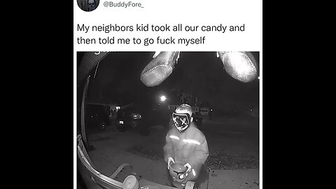 Naughty kid caught on tape