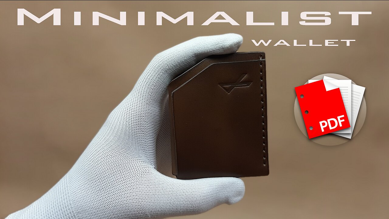 From Pattern to Minimalist Leather Wallet Card Holder