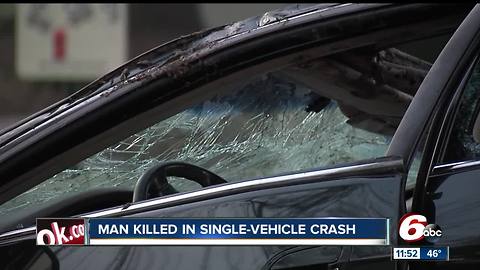Person killed in crash on Indy’s south side near East Street