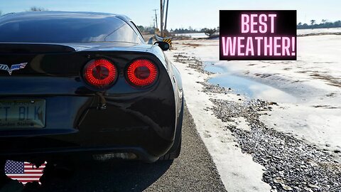 C6 Z06 vs Frozen Roads