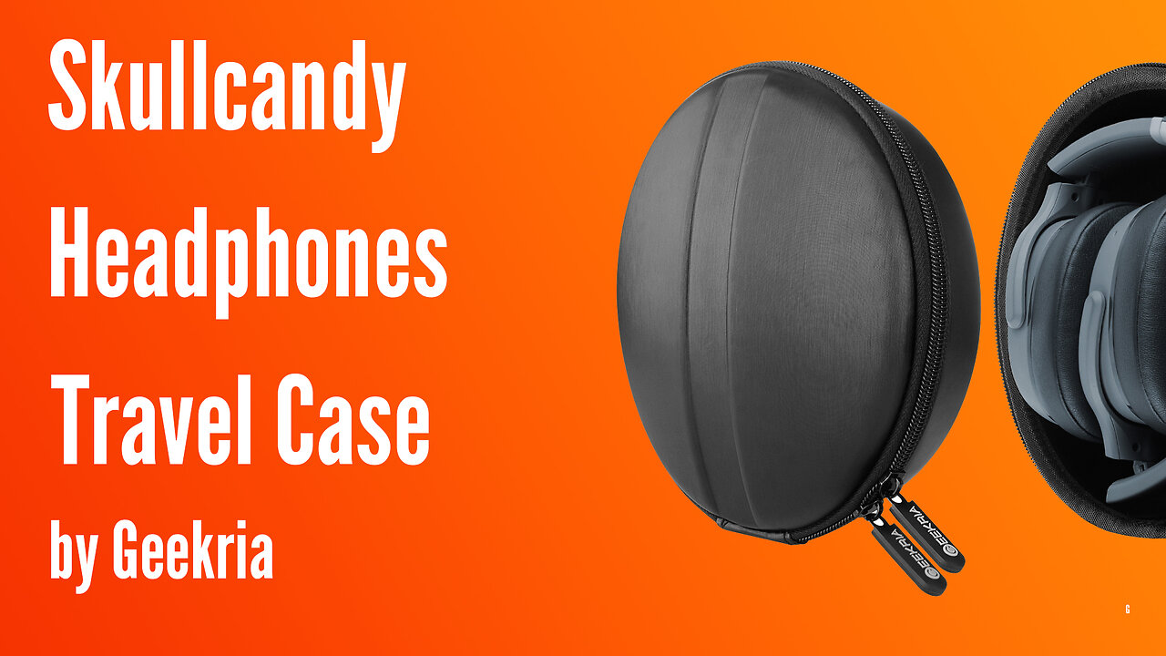 Skullcandy Over-Ear Headphones Travel Case, Hard Shell Headset Carrying Case | Geekria