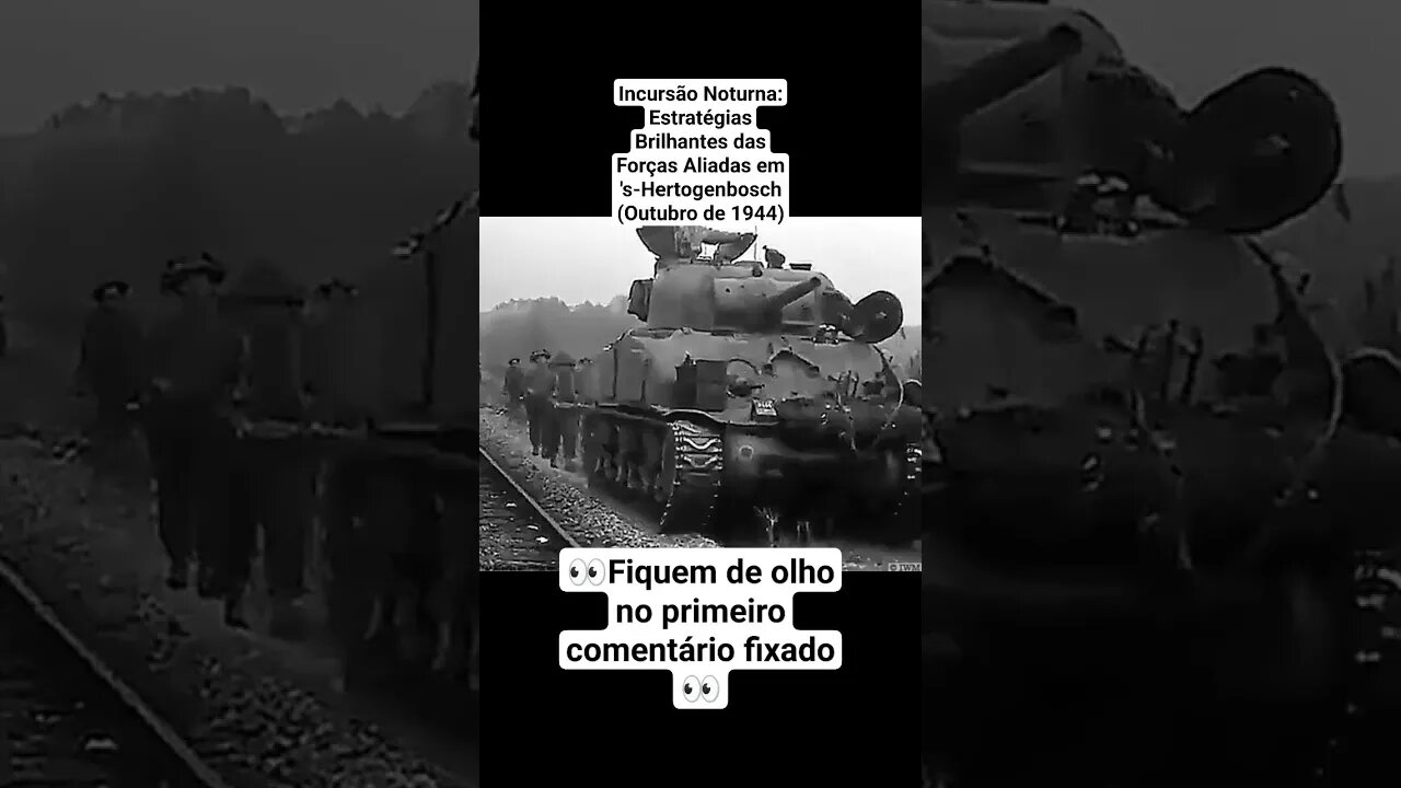 Estratégias Brilhantes das Forças Aliadas em 's-Hertogenbosch (Outubro de 1944) #war #ww2 #guerra