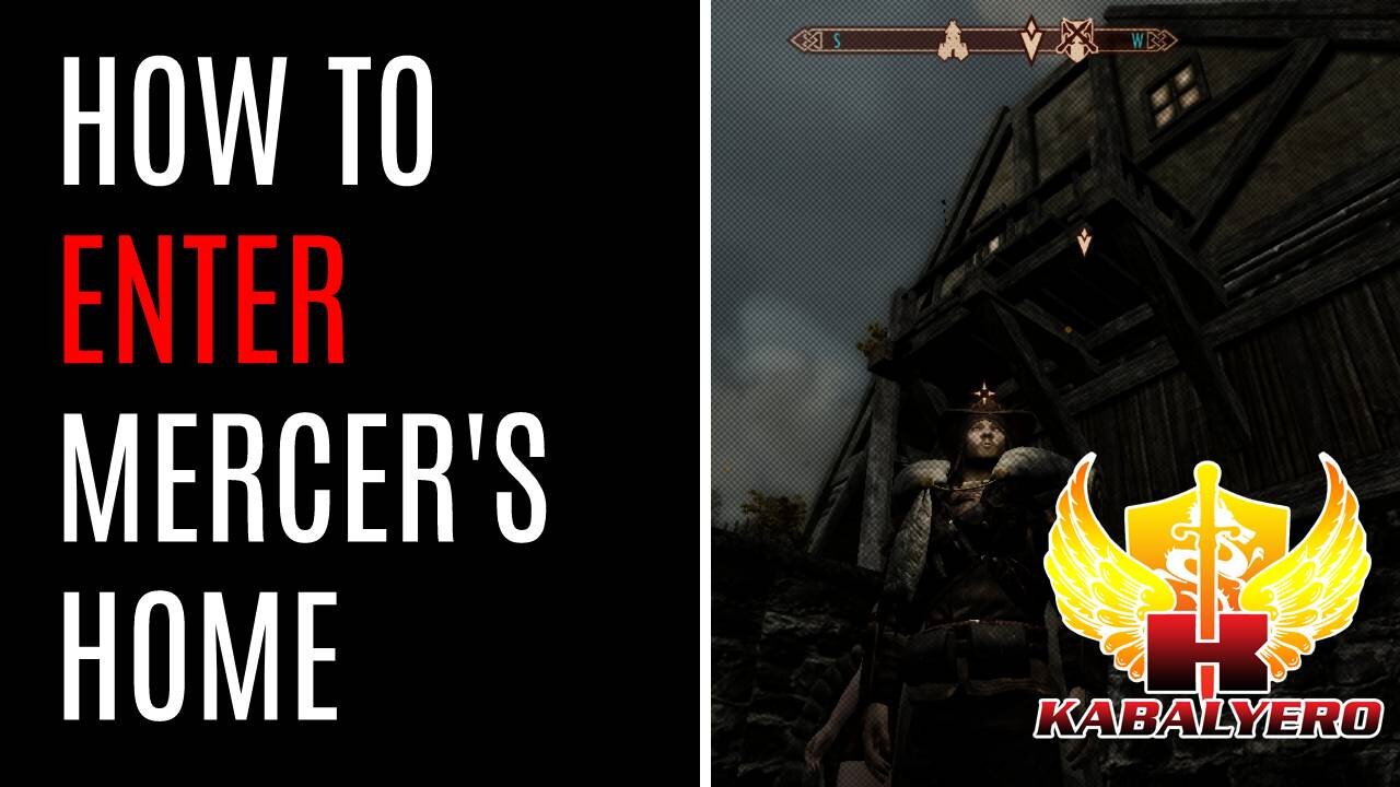 How To Enter Mercer Frey's Home / House In Riften (Gaming)
