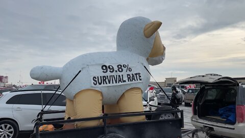 Truckers keep on trucking for freedom