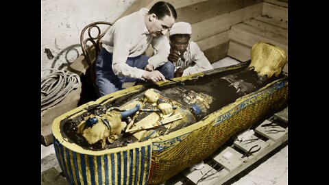 1922 Tutankhmun's Discovery In 20 Colorized Photos!