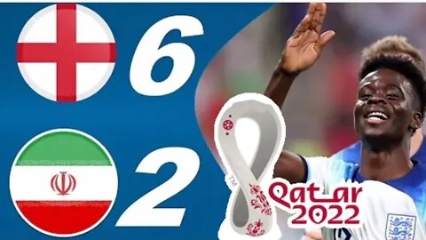 PASSEIO INGLÊS | INGLATERRA 6 X 2 IRÃ | MELHORES MOMENTOS | COPA DO MUNDO 2022