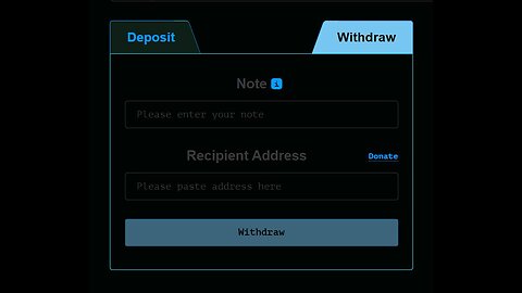 How to series from the ZKZX Web App - How to Withdraw