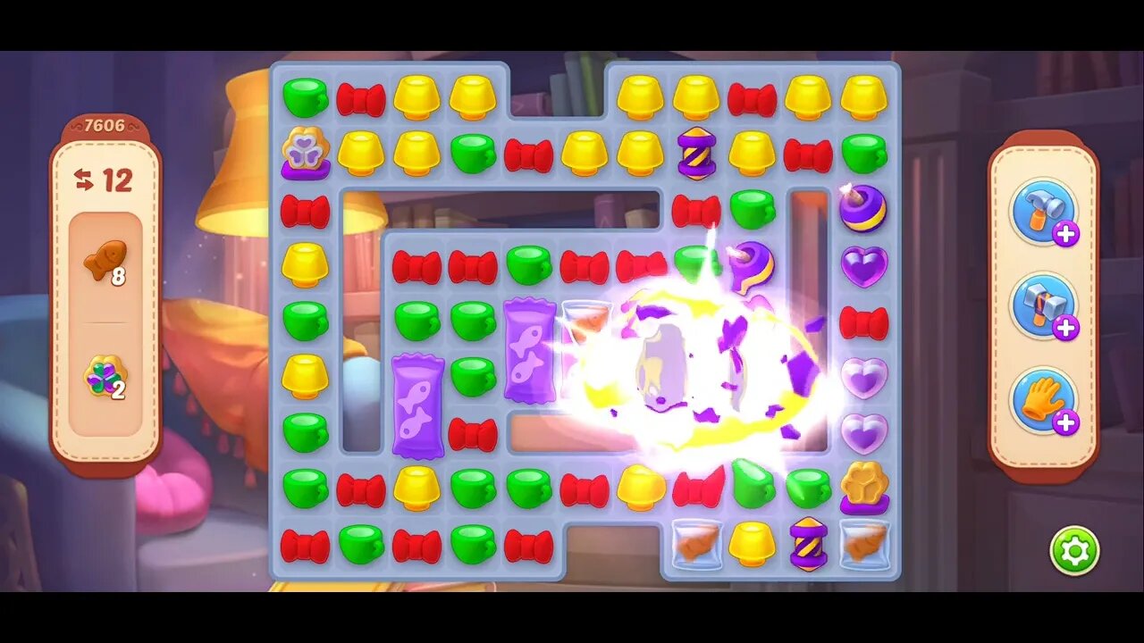 Playrix Homescapes Gameplay Walkthrough Level 7606