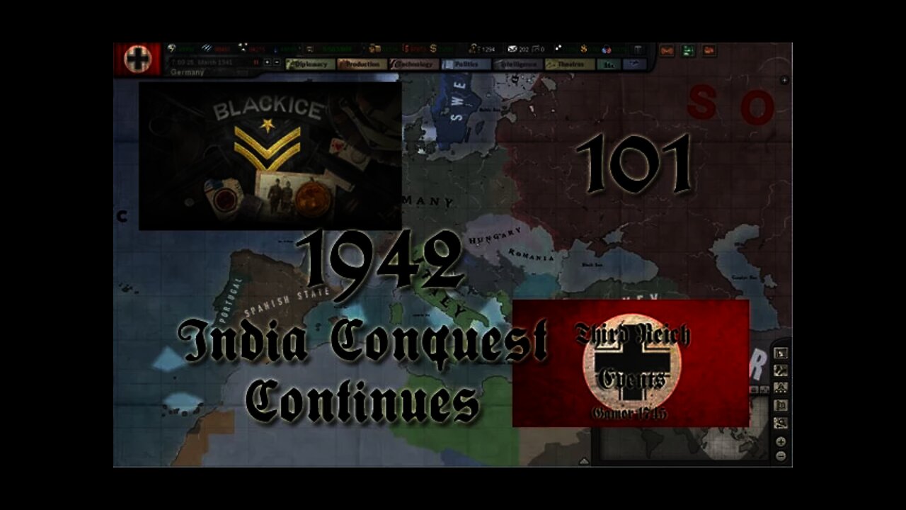 Let's Play Hearts of Iron 3: Black ICE 8 w/TRE - 101 (Germany)
