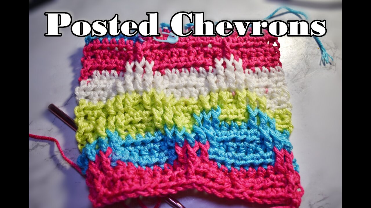 How to Crochet the Posted Chevron Stitch