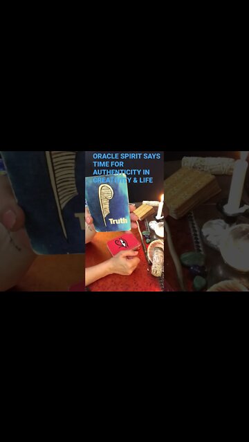 ORACLE SPIRIT SAYS TIME FOR AUTHENTICITY ON YOUR Life &YOUR CREATIVITY 🌊🌩💥