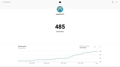 Day 33 of Streaming my Subscriber Count