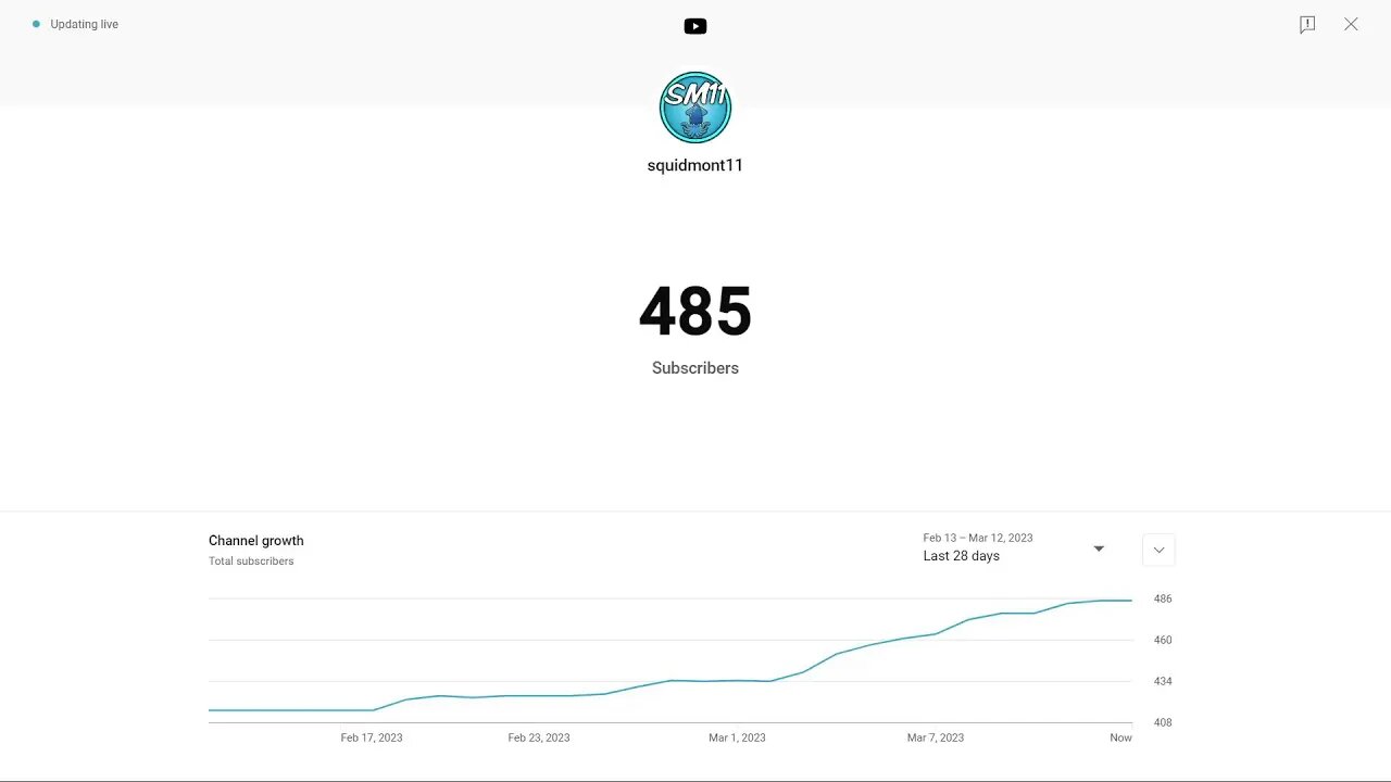 Day 33 of Streaming my Subscriber Count